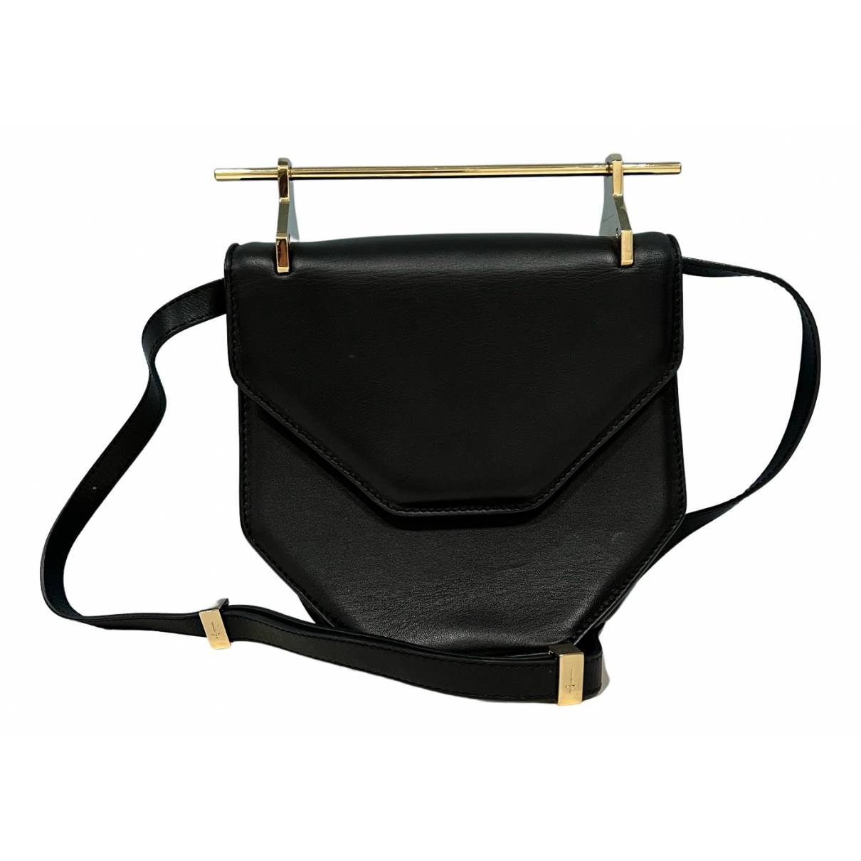 Leather crossbody bag M2Malletier Black in Leather - 19146038