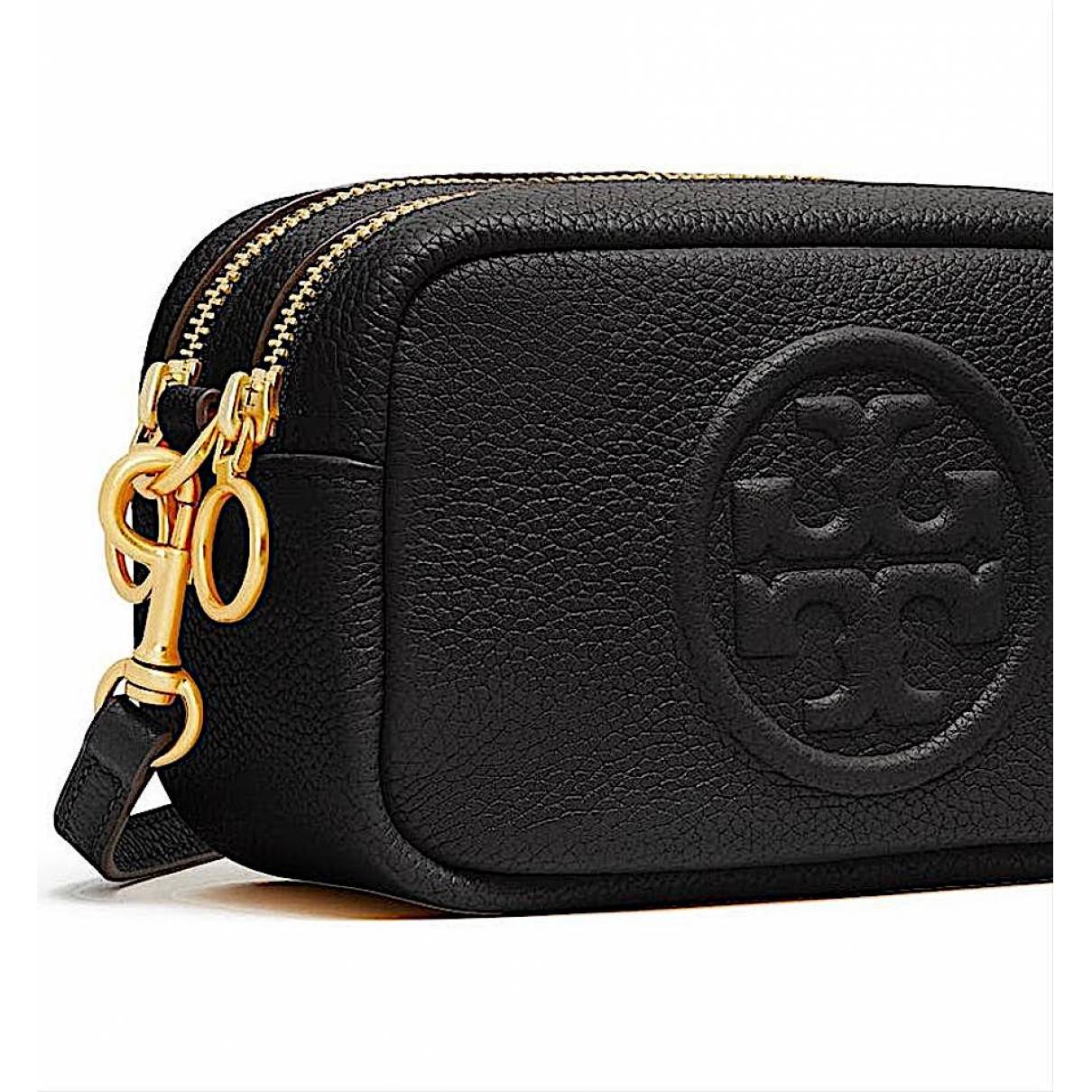 Leather crossbody bag Tory Burch Black in Leather - 24976378