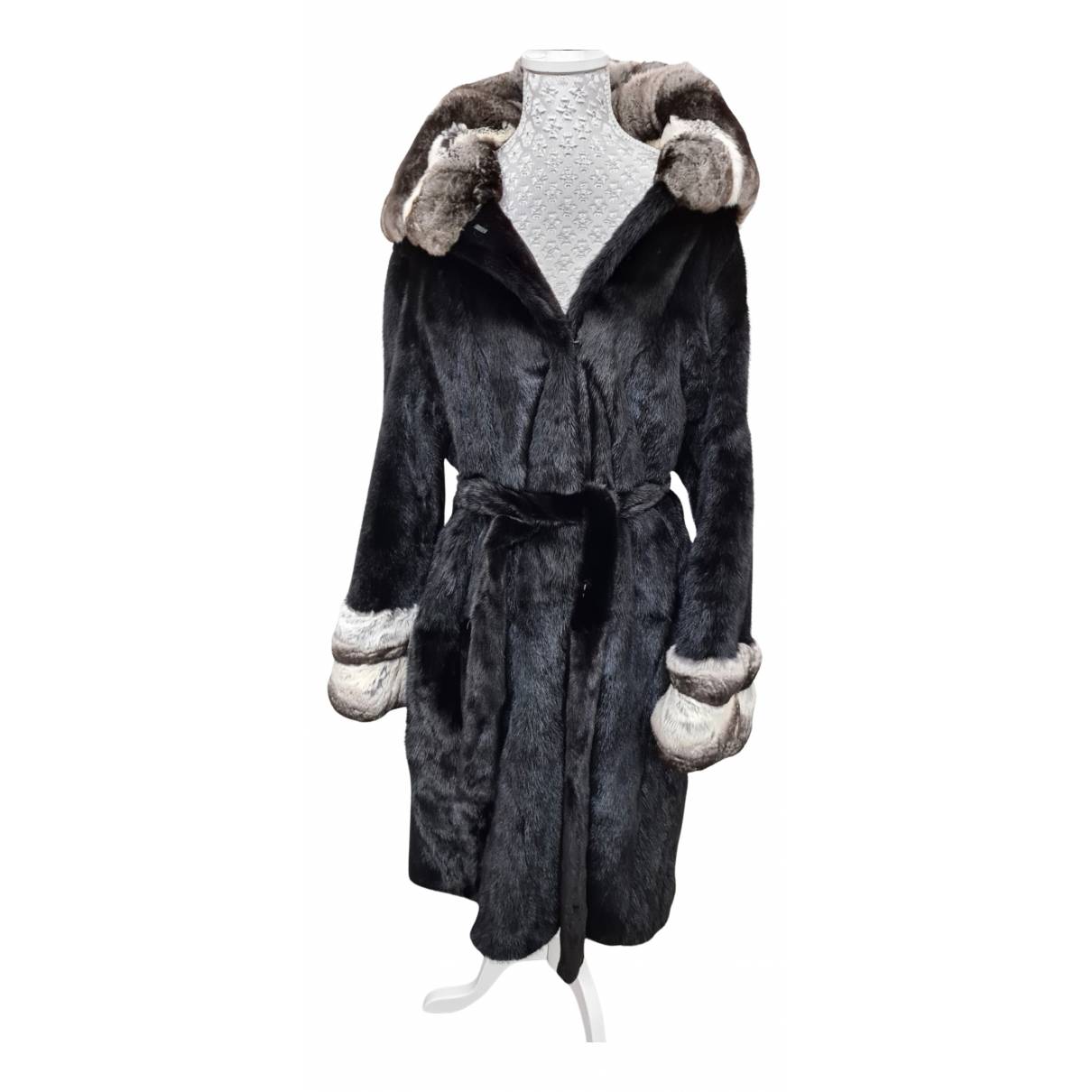 Mink coat Saga Furs Black size XL International in Mink - 27149822
