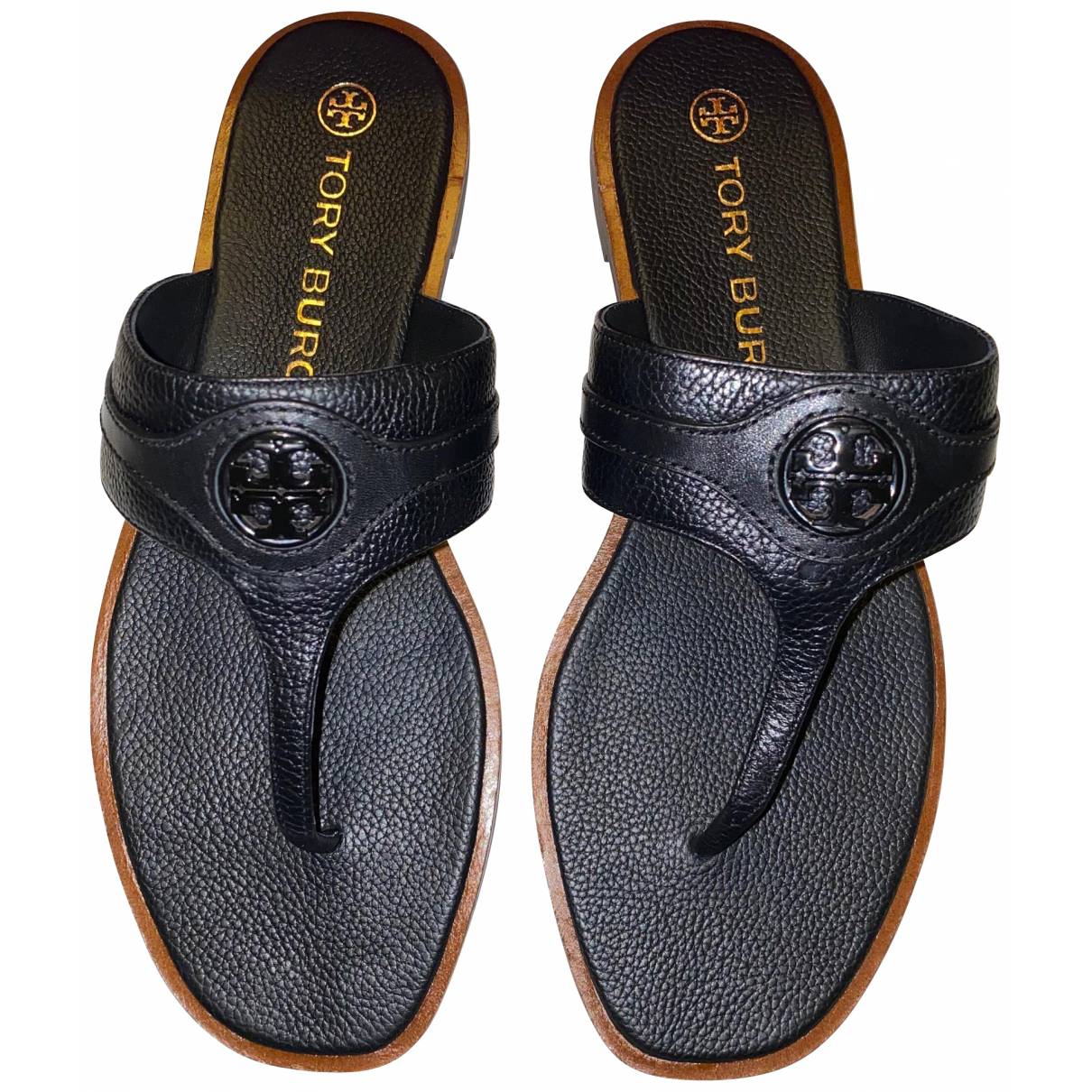 Sandals Tory Burch Black size 10 US in Not specified - 26828173