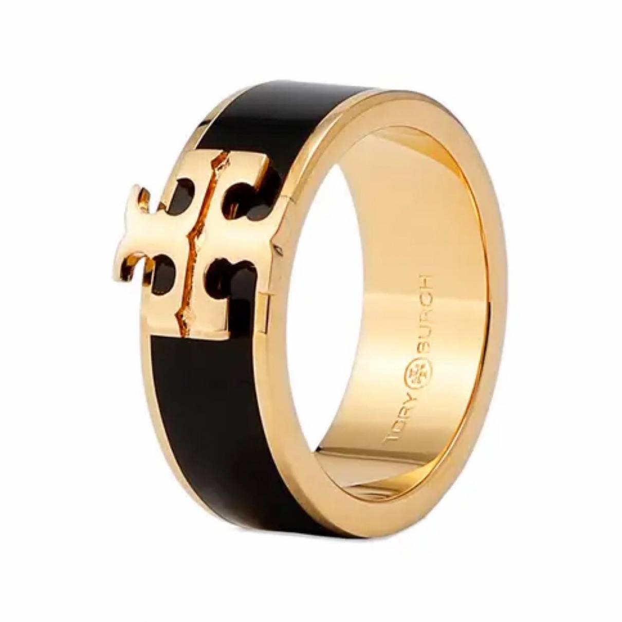 Ring Tory Burch Black size 7 ¼ US in Other - 24979842