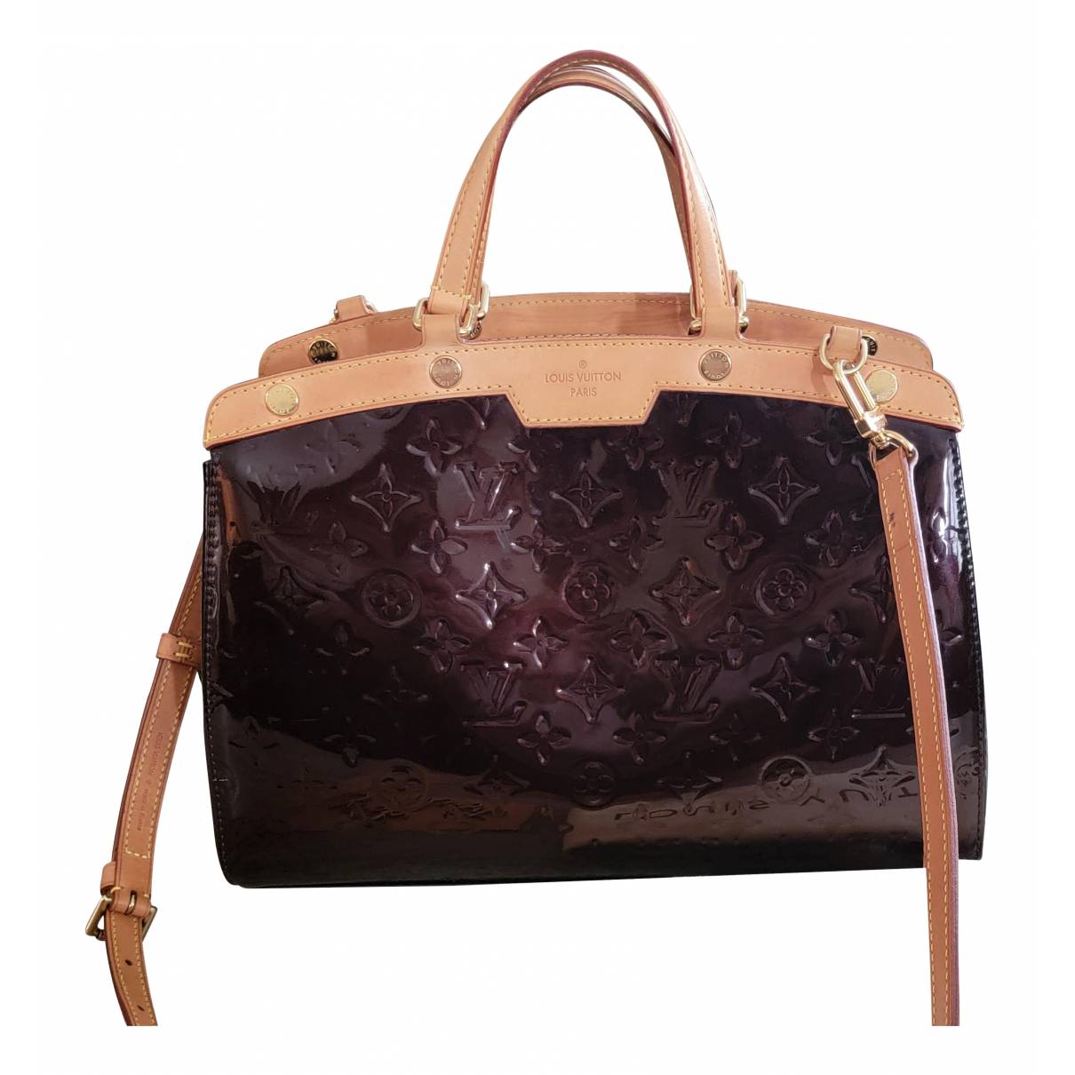 Bréa patent leather handbag Louis Vuitton
