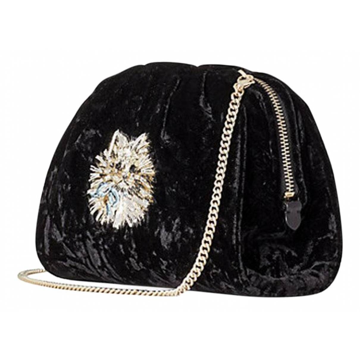 Velvet handbag Kate Spade Black in Velvet - 25251323