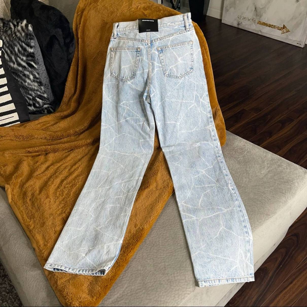Straight jeans Alexander Wang Blue size 25 US in Denim - Jeans - 26106625