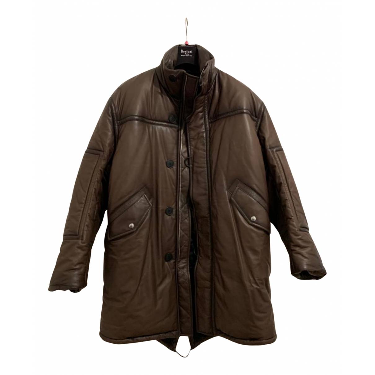 Leather coat Berluti