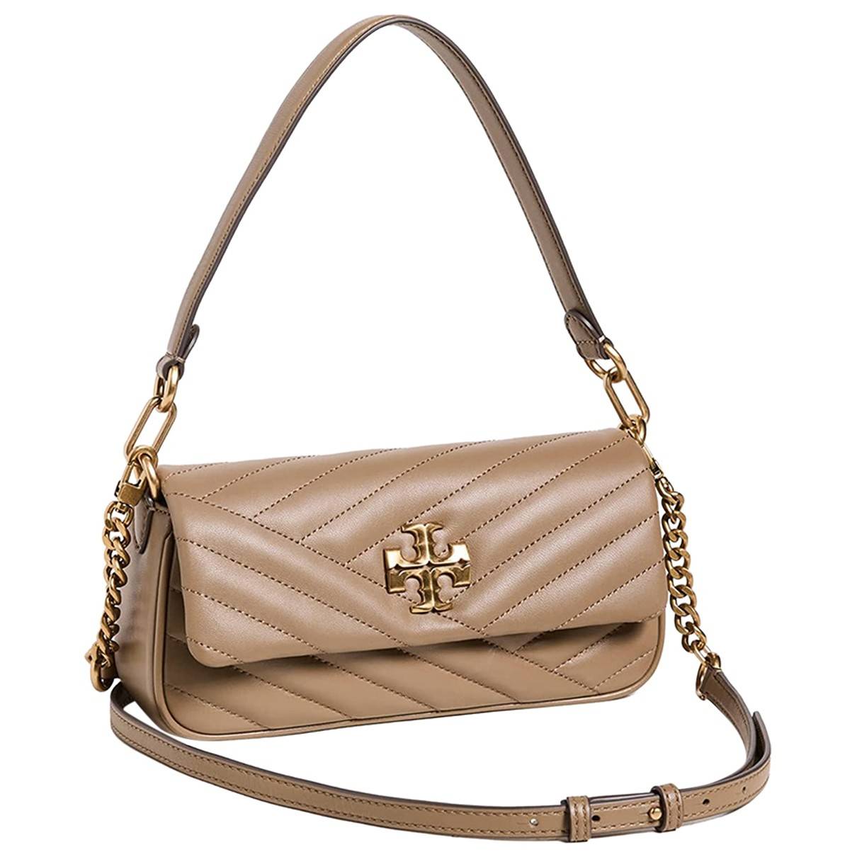 Leather handbag Tory Burch Brown in Leather - 26230170