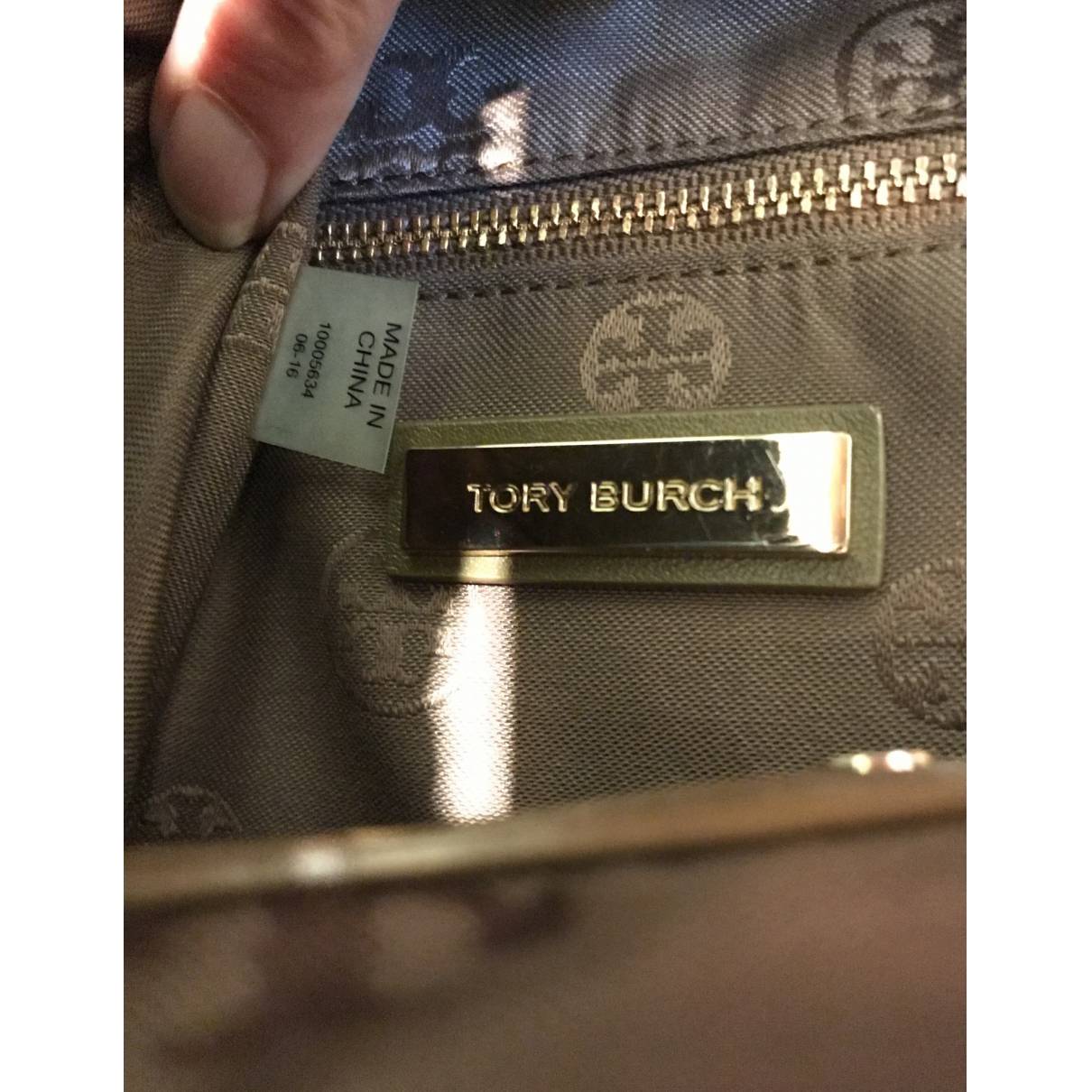 Handbag Tory Burch Brown in Suede - 24967717