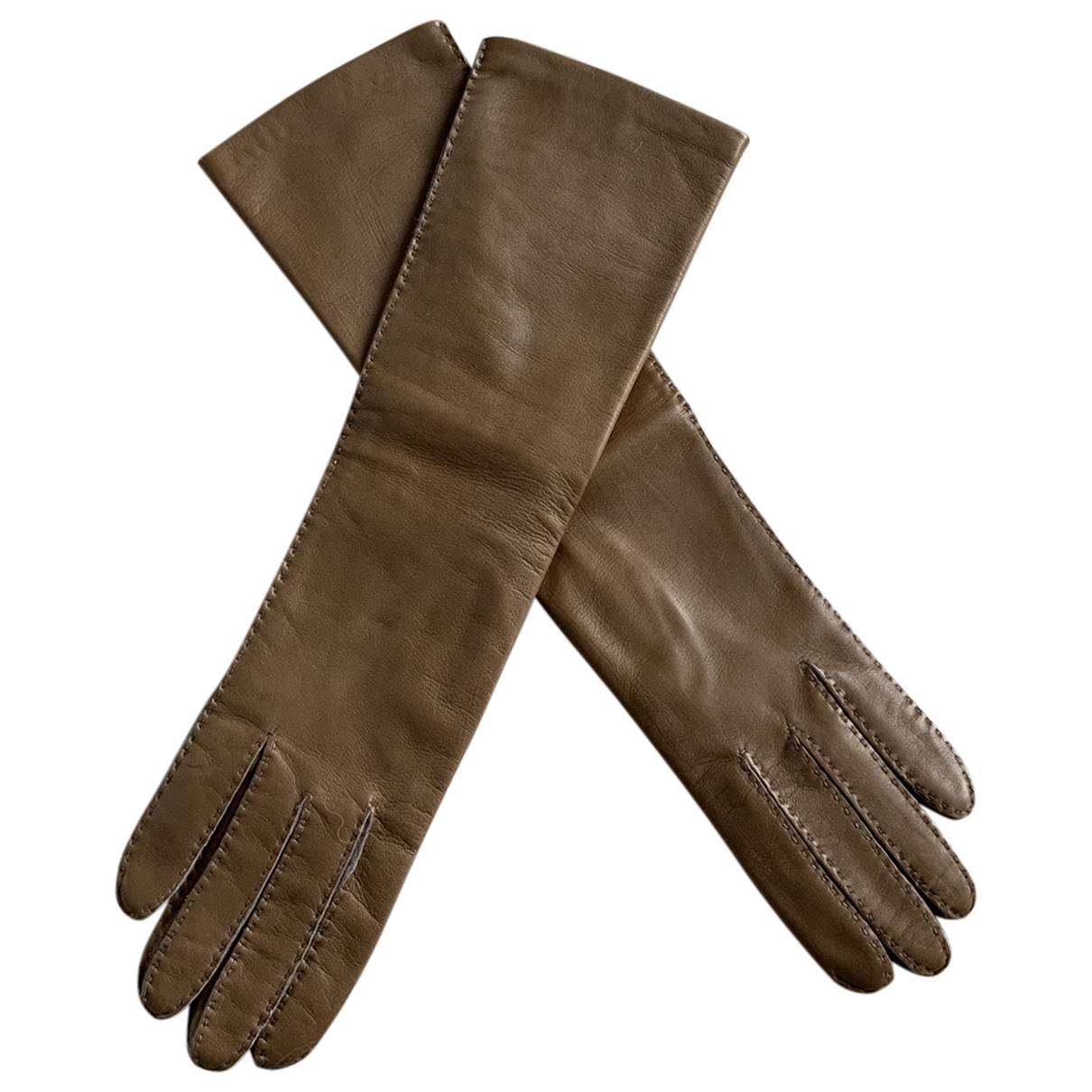 Leather long gloves Max Mara
