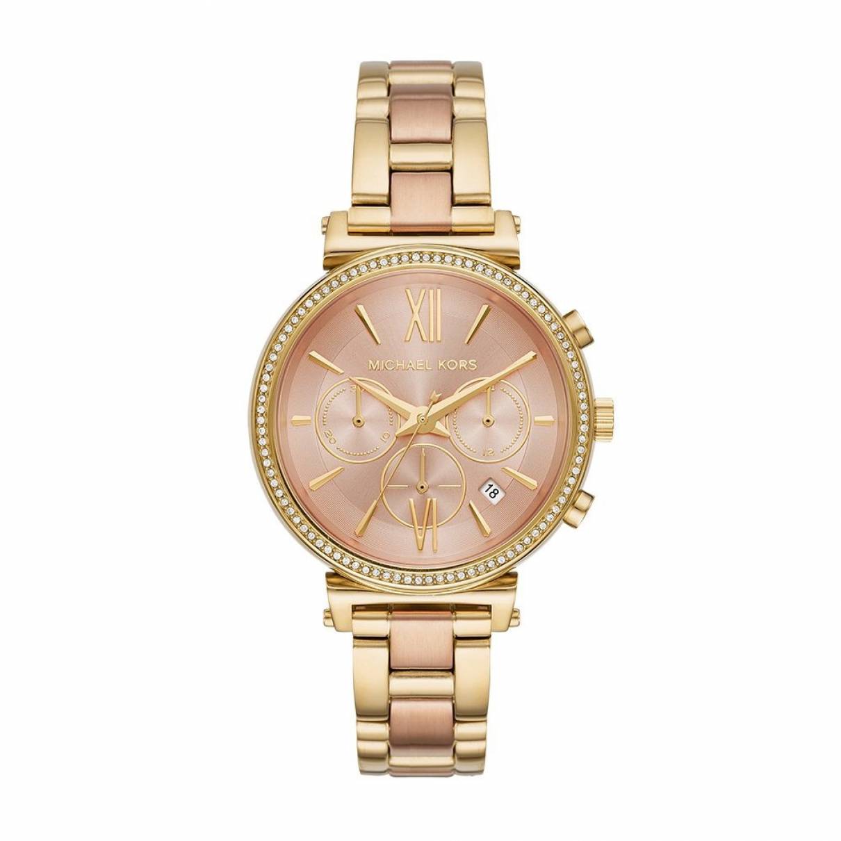 Pink gold watch Michael Kors
