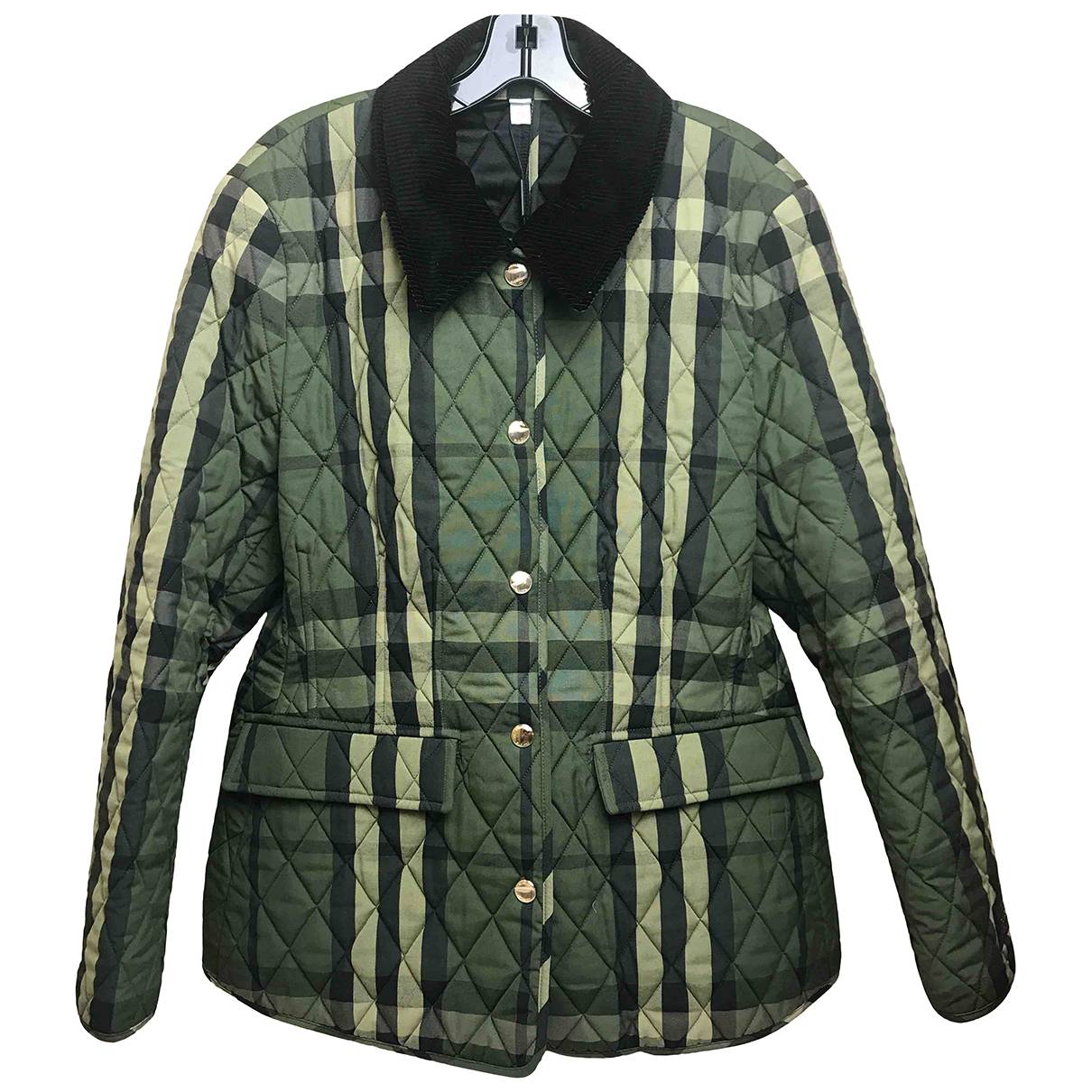 Jacket Burberry Green size 18-20 UK in Polyester - 22465209