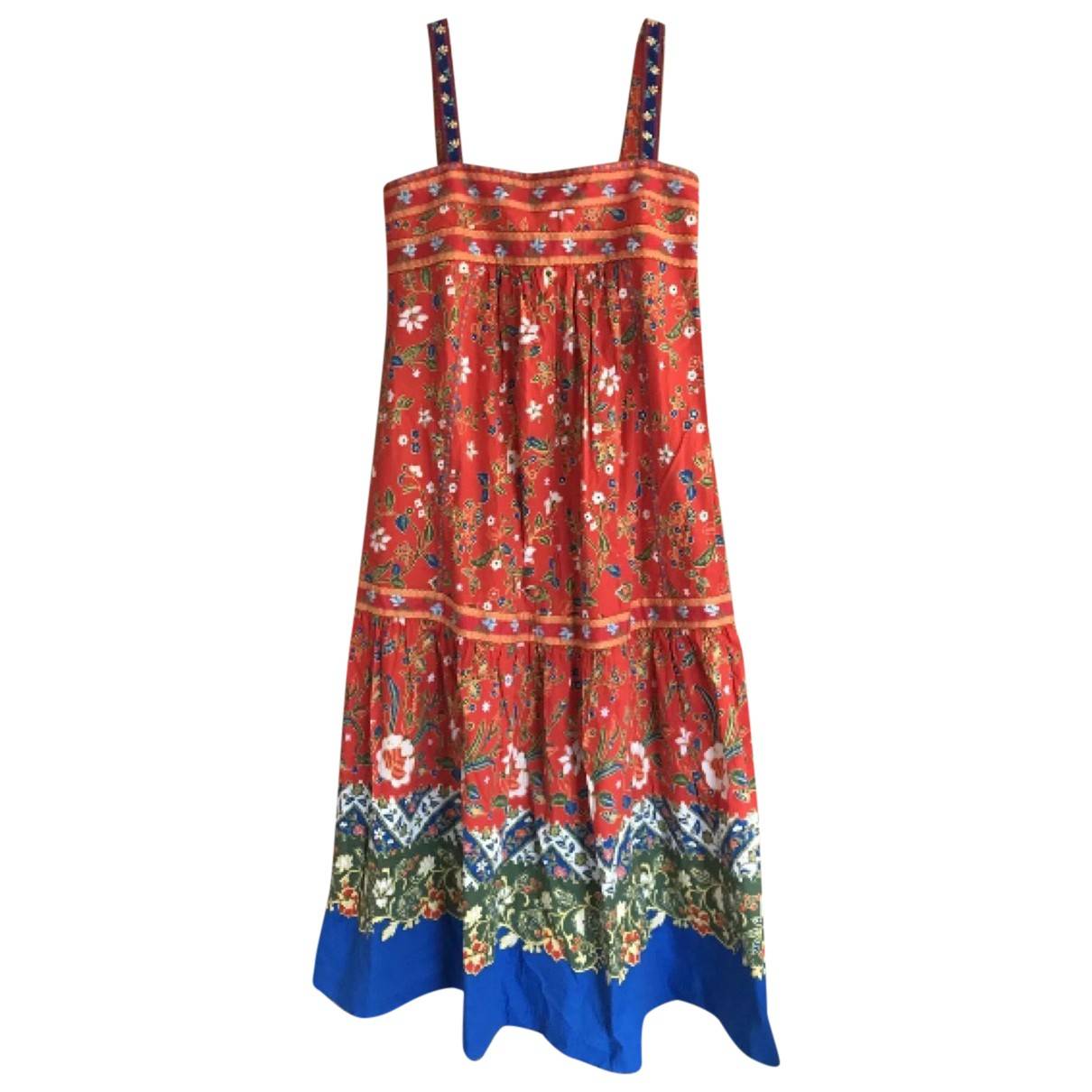 Maxi dress Tory Burch Multicolour size 6 US in Cotton - 25095315