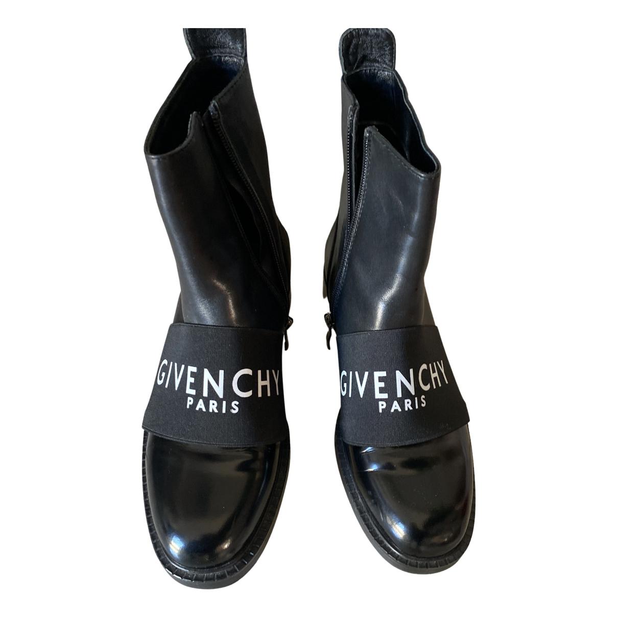 Leather boots Givenchy