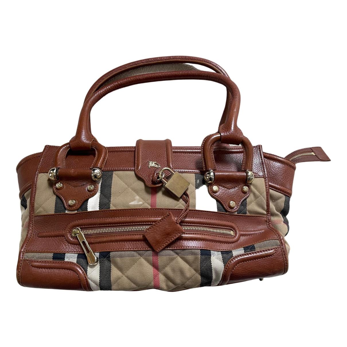 Brook leather handbag Burberry