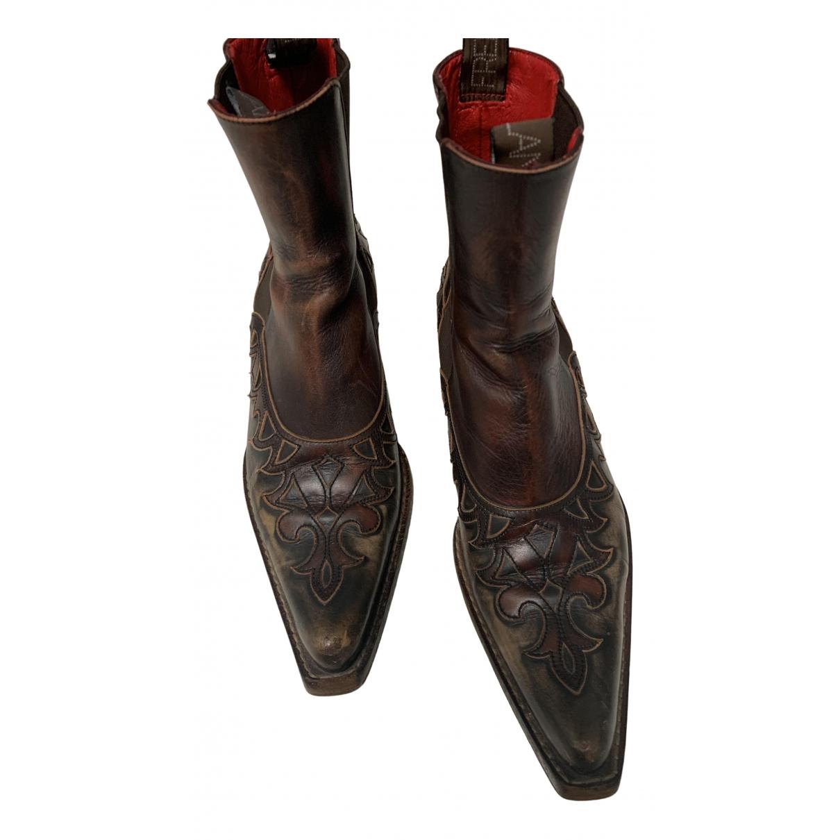 Leather western boots Free Lance