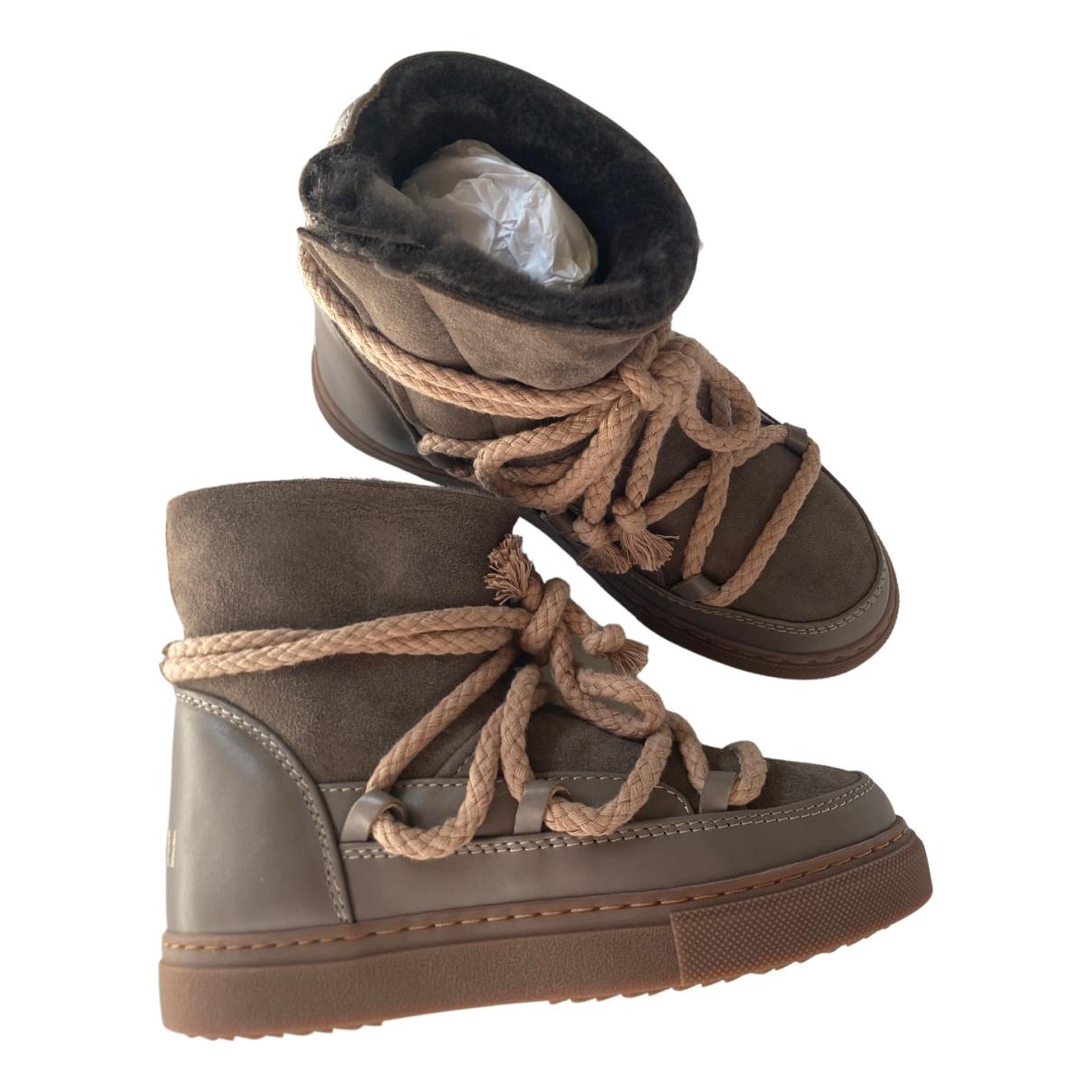 Leather boots Inuikii