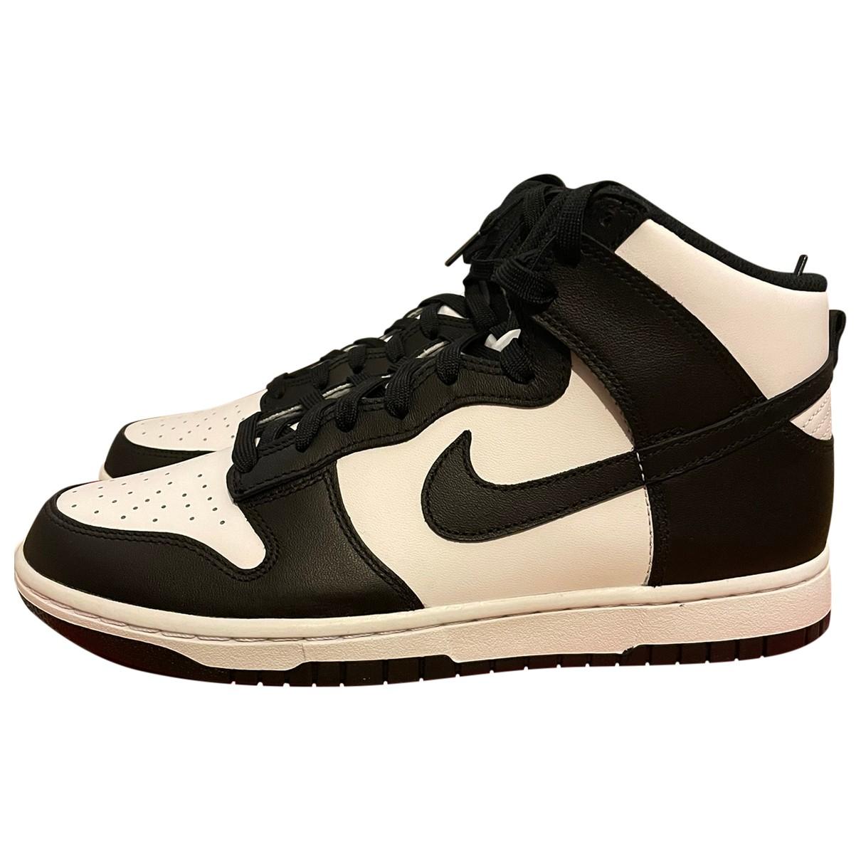 SB Dunk leather high trainers Nike