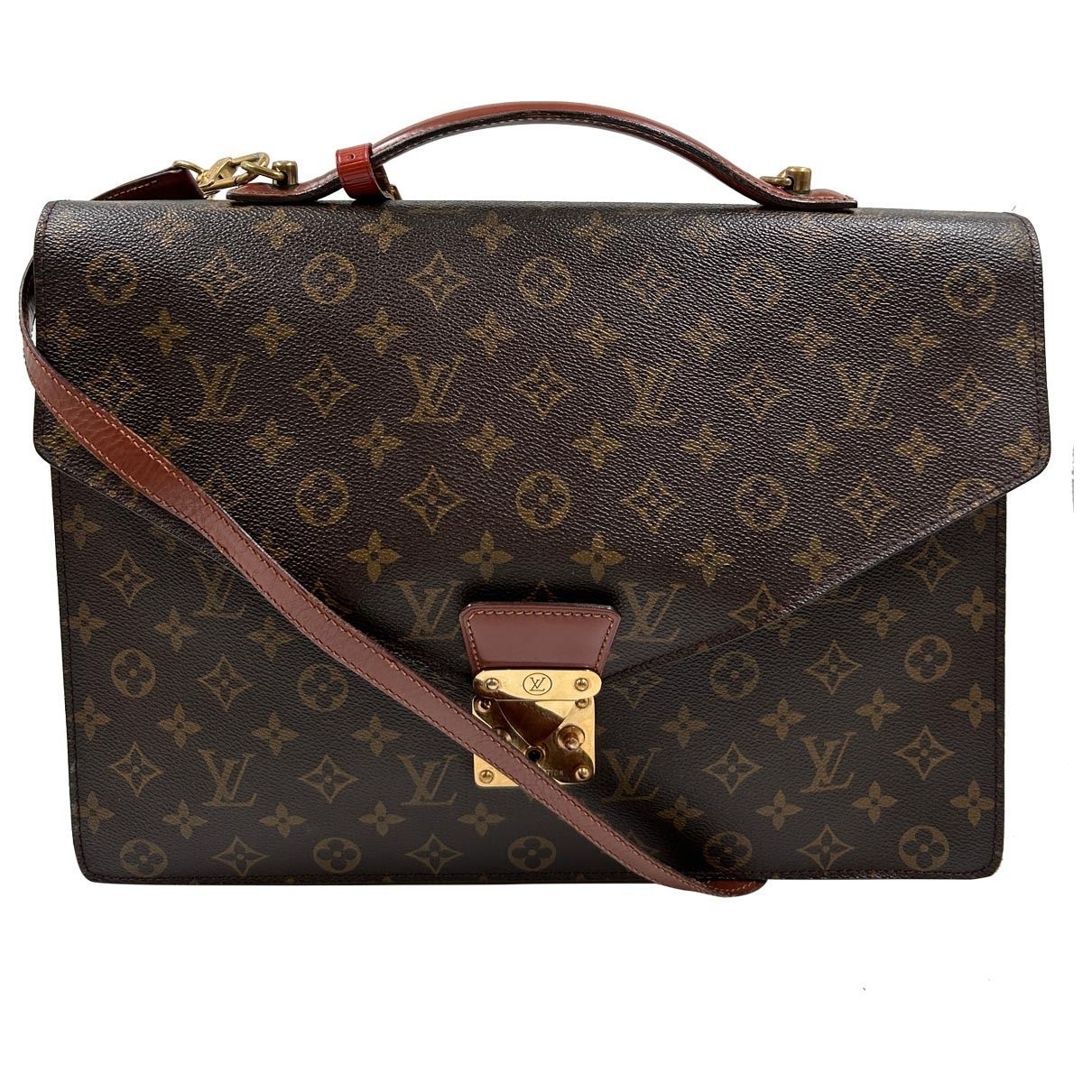 Cloth handbag Louis Vuitton - Vintage