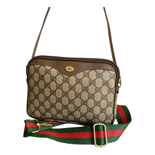 Lady Web leather crossbody bag Gucci - Vintage