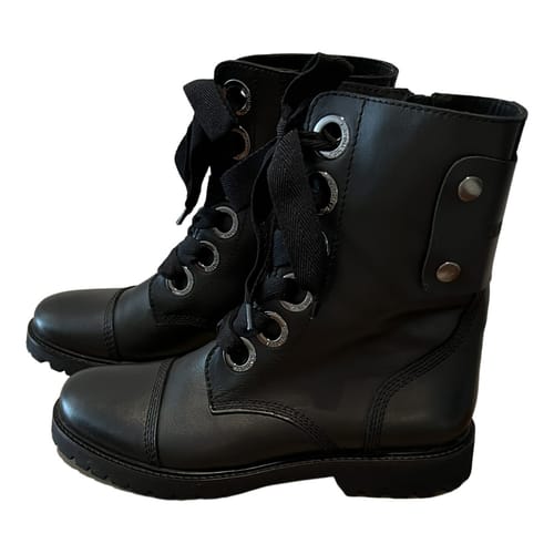 Bungalow elk evenaar Leather ankle boots Zadig & Voltaire Black size 7 UK in Leather - 28658497