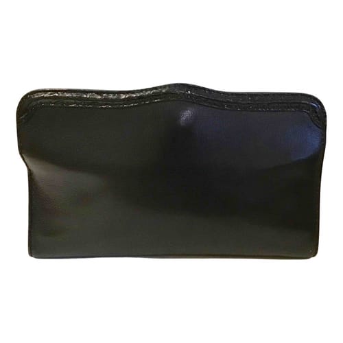 Leather clutch bag Mauro Governa