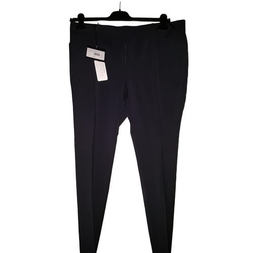 Wool trousers Lanvin Black size 52 IT in Wool - 10428431