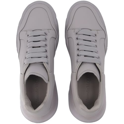 Leather trainers Alexander McQueen Grey size 42 EU in Leather - 24820052