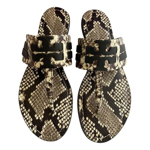 Sandals Tory Burch Multicolour size 7 US in Water snake - 24955029