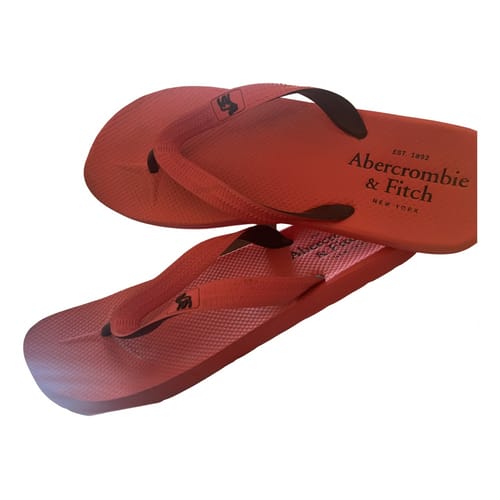 Sandalias Abercrombie & fitch Rojo talla 43 EU de en Caucho 22028025