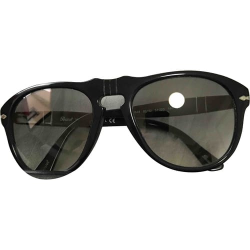 Aviator sunglasses Persol Black in Plastic - 7335222