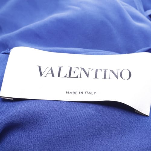 Silk mini dress Valentino Garavani Blue size 36 FR in Silk - 9866642