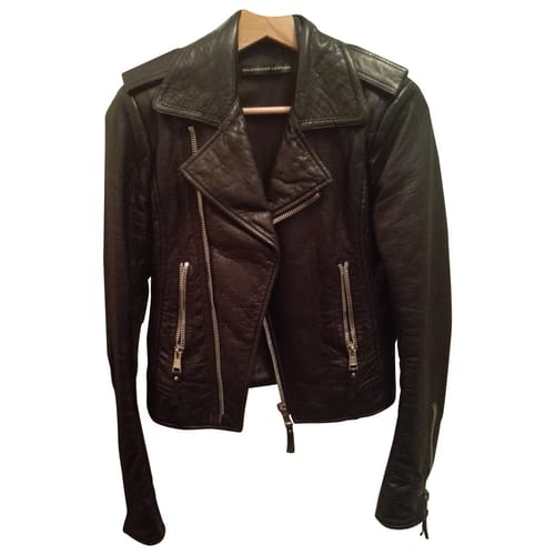 Leather jacket Balenciaga Black size 36 FR in Leather - 4328973