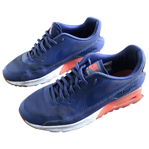 Air max 90 cloth trainers Nike Blue size 39 EU in Cloth - 10645837