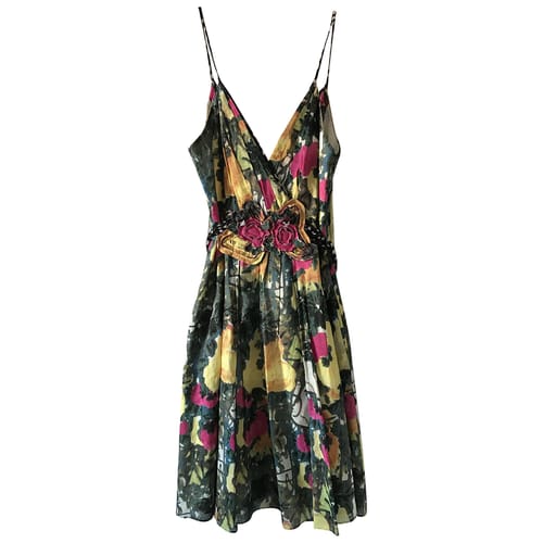 Mid-length dress Vivienne Tam Multicolour size 6 US in Cotton - 10217680