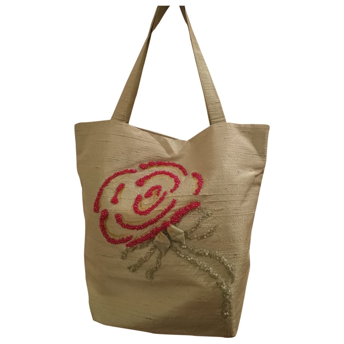 Silk handbag
