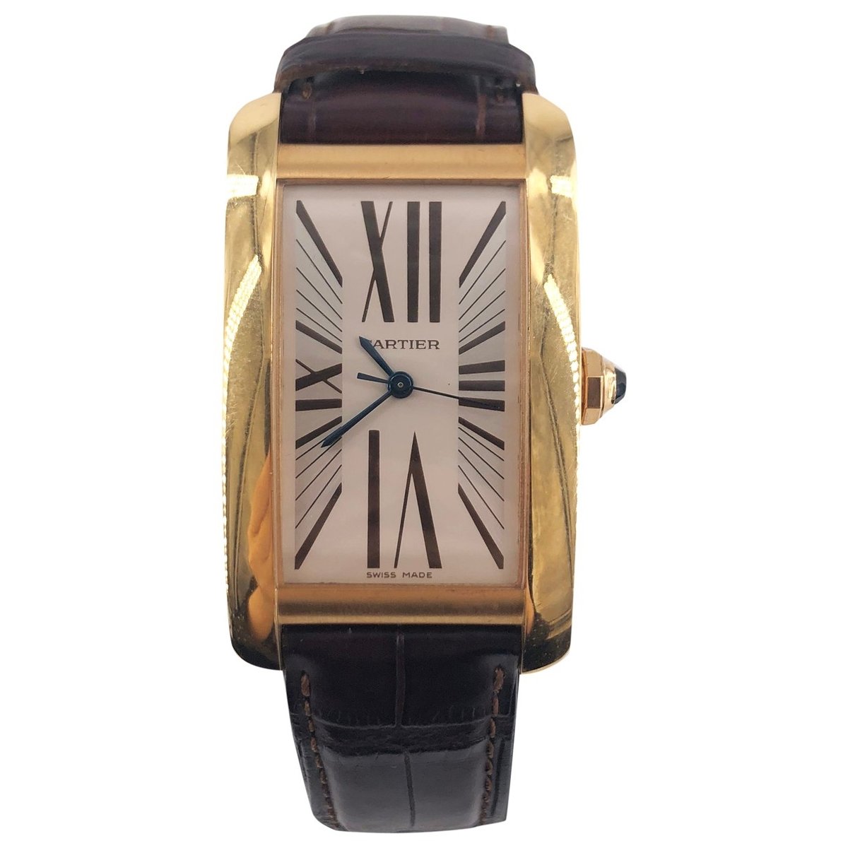 Tank Américaine yellow gold watch