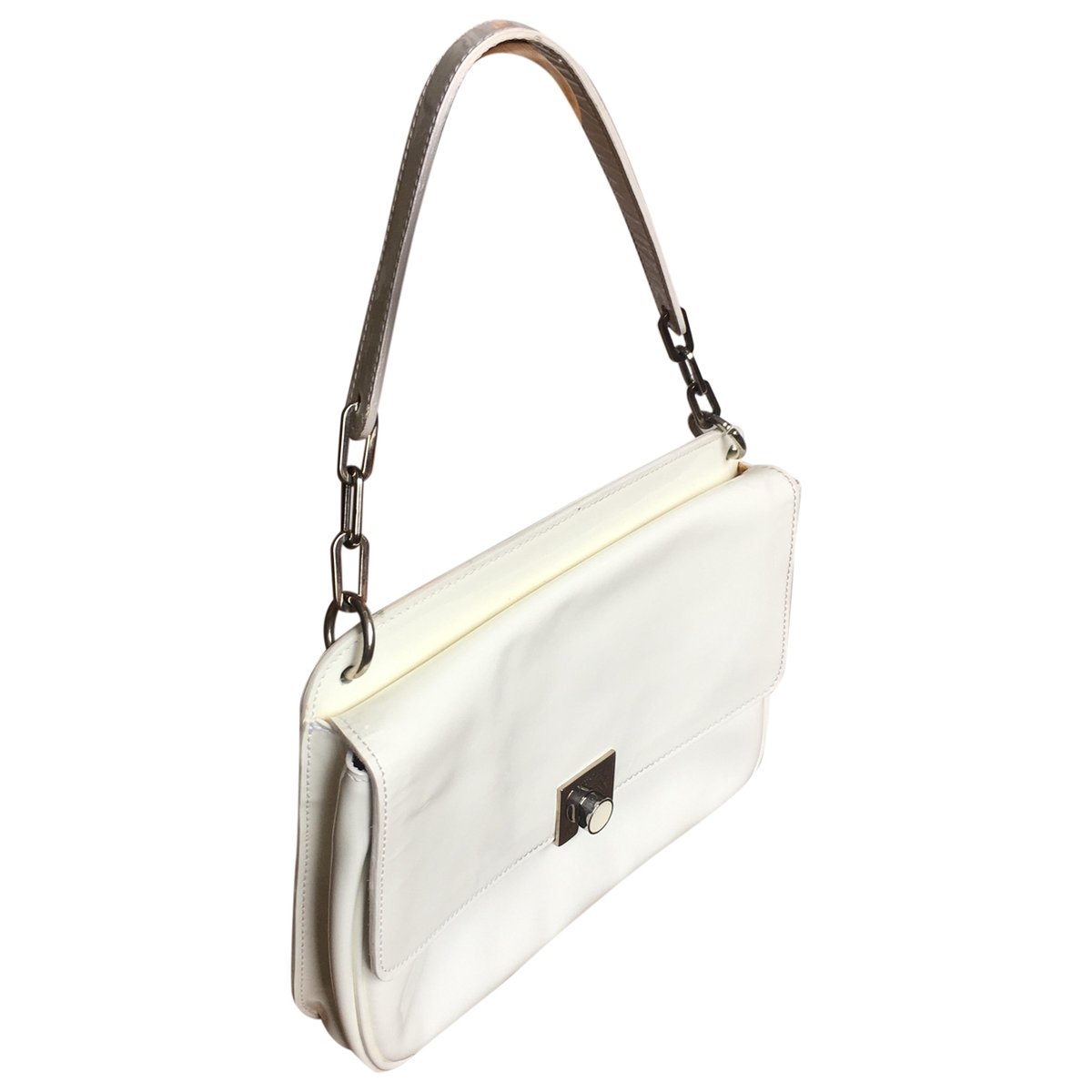 Patent leather handbag