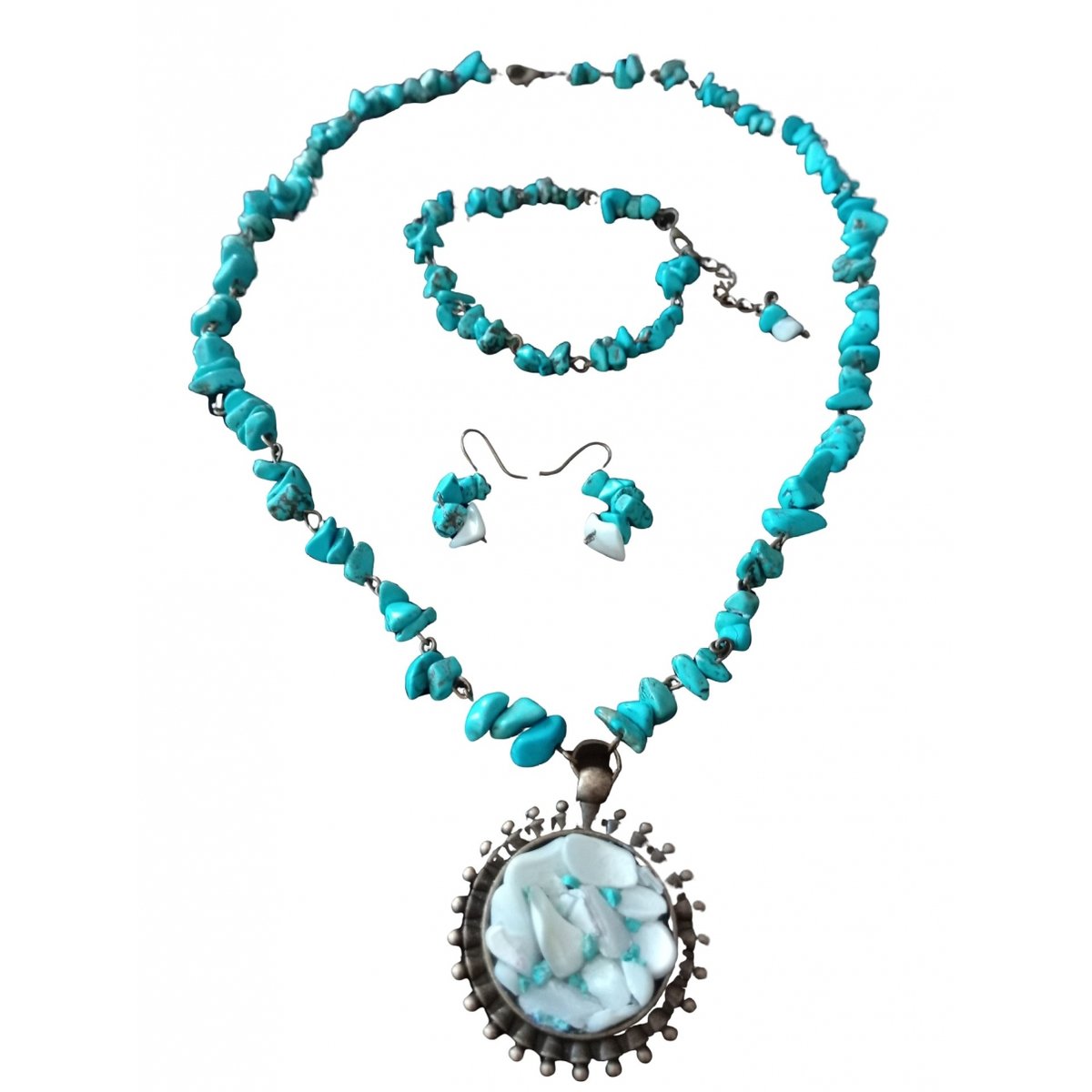 Turquoises jewellery set