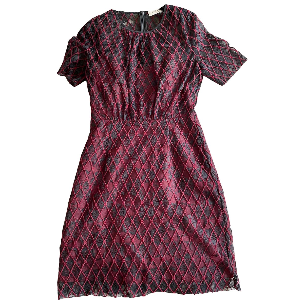Fall Winter 2019 lace mid-length dress