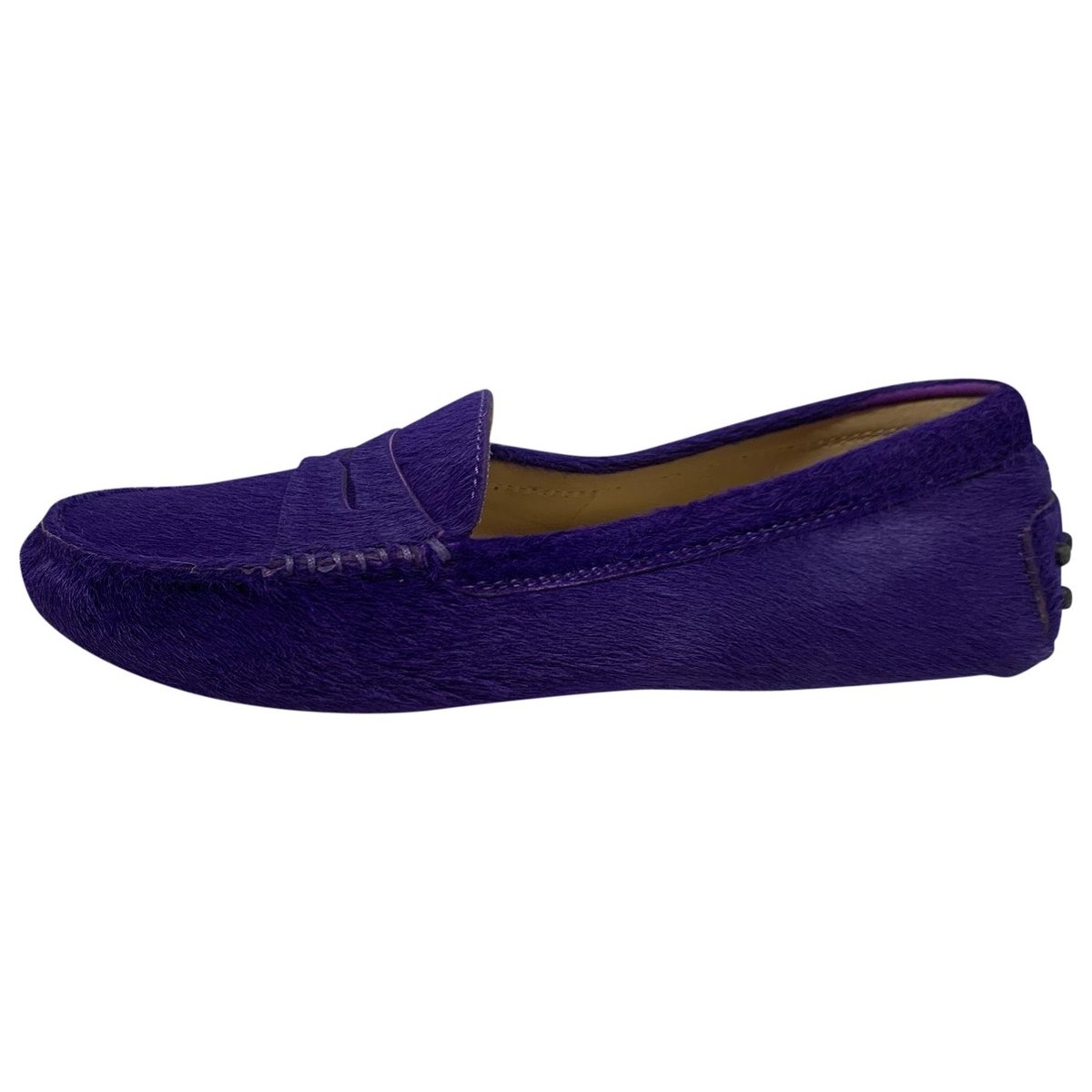 Gommino pony-style calfskin flats