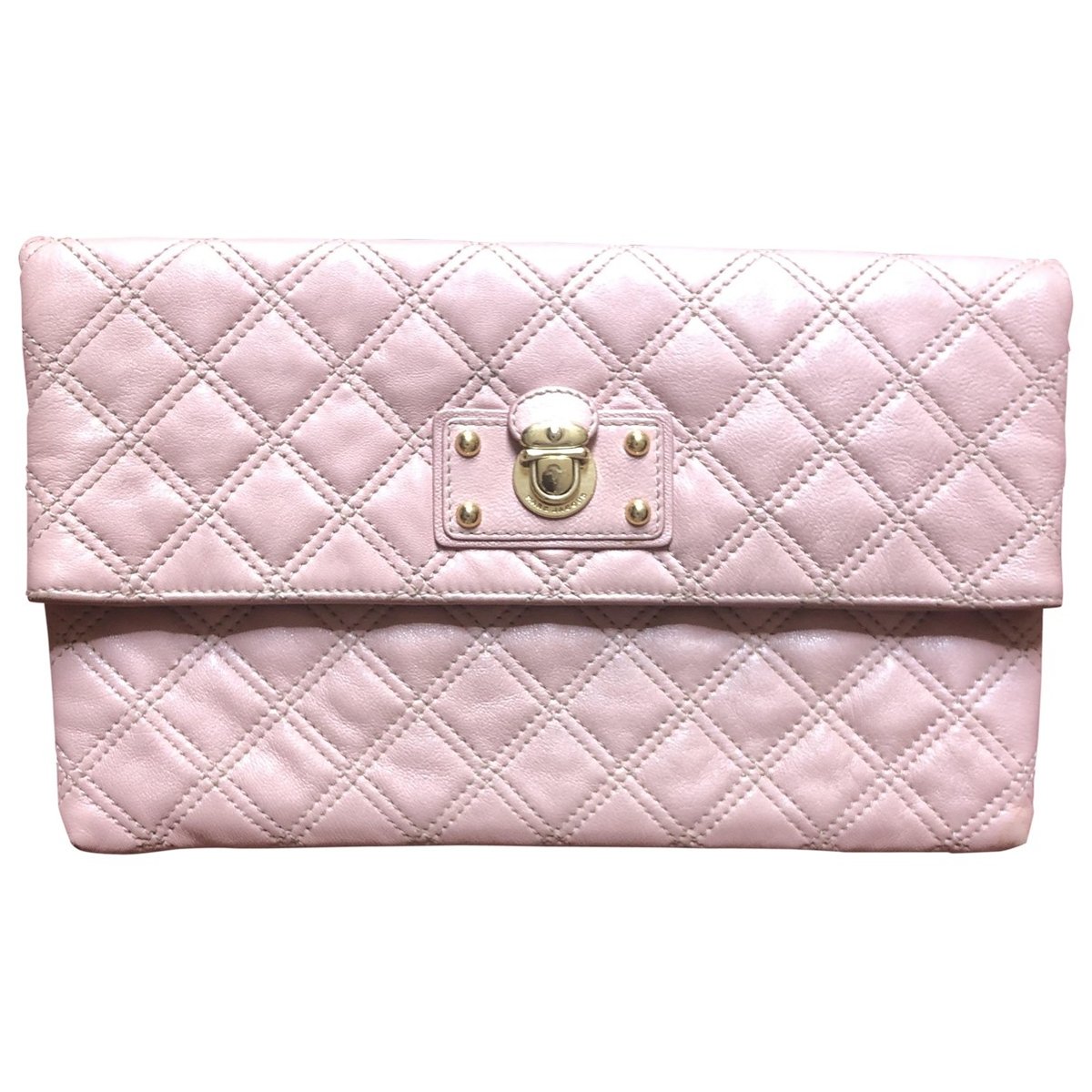 Single leather clutch bag