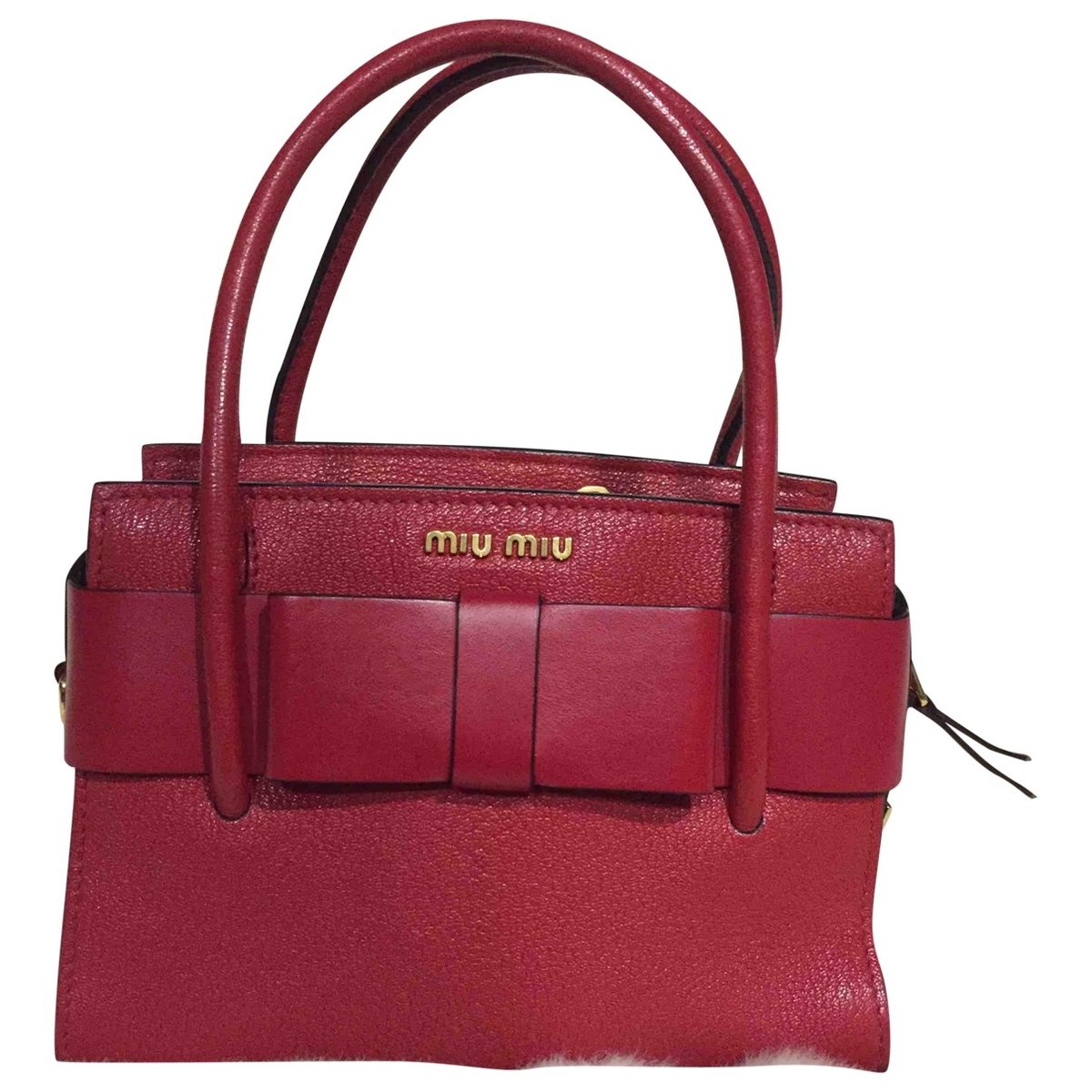 Madras leather handbag