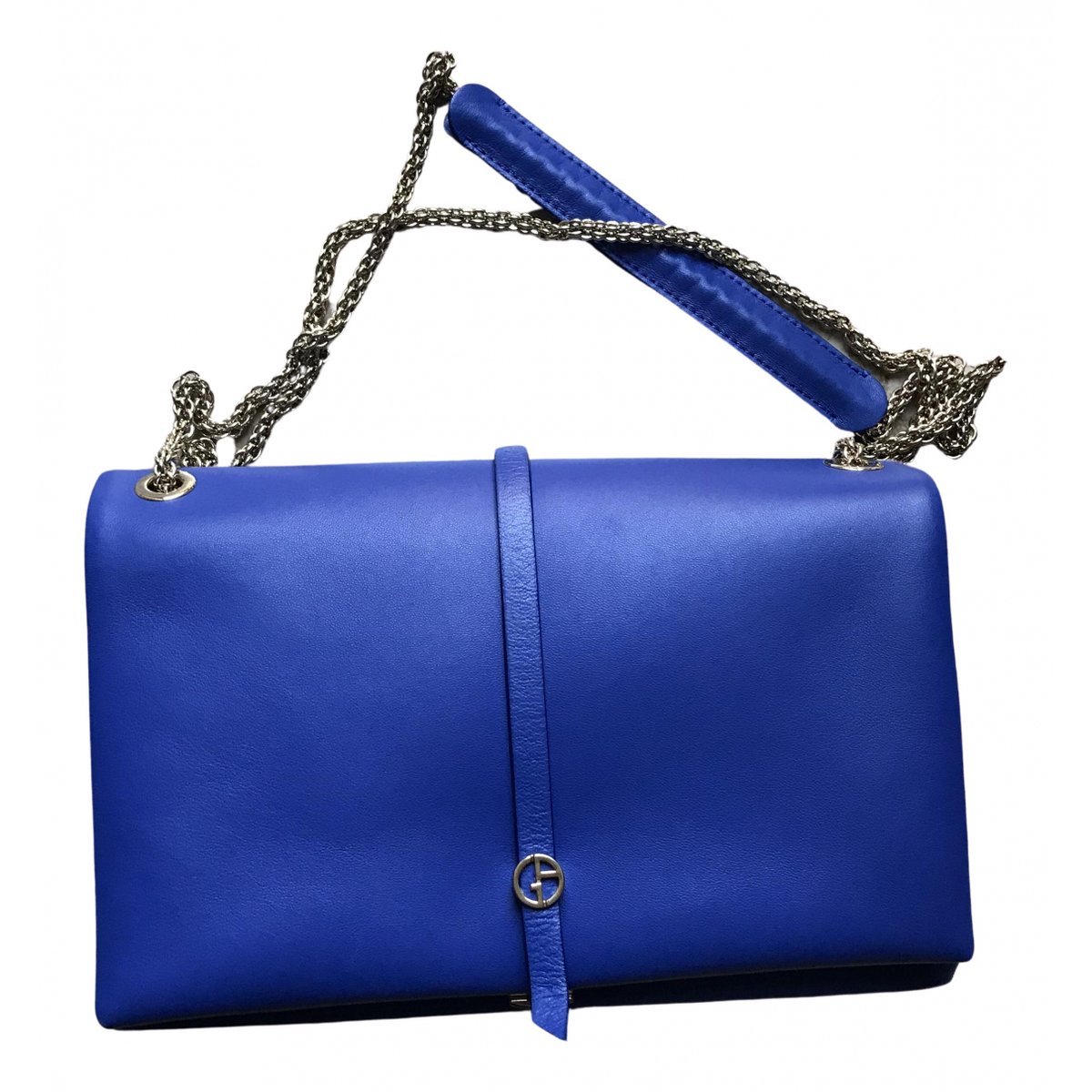 Leather clutch bag