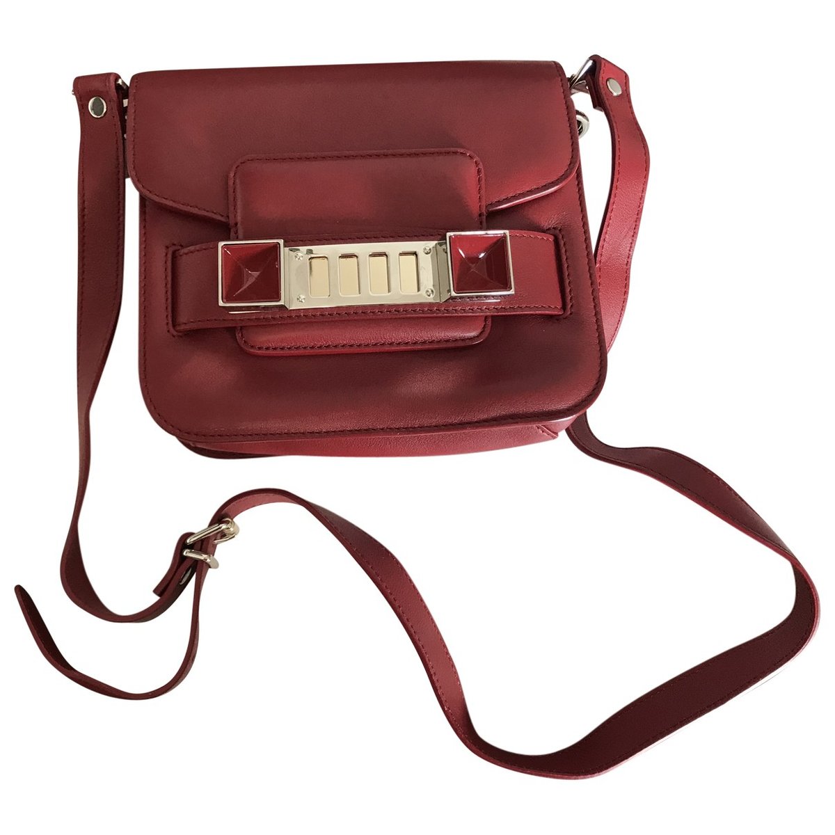 PS11 leather crossbody bag