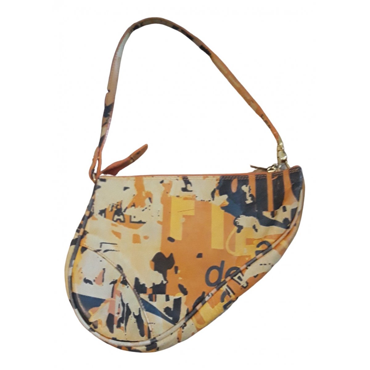 Saddle leather handbag