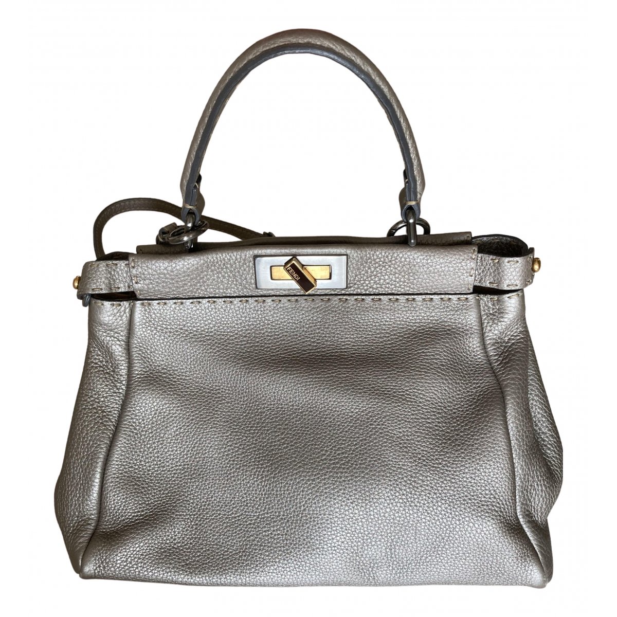 Peekaboo leather handbag