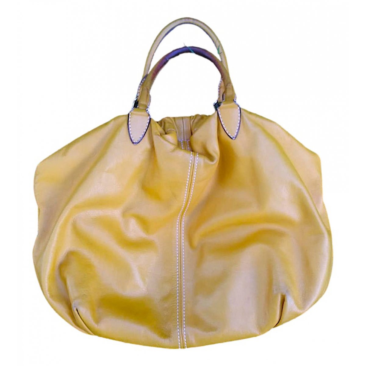 Bow bag leather handbag