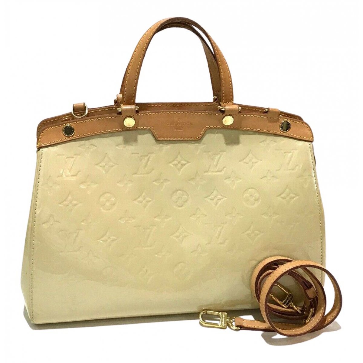 Bréa patent leather handbag