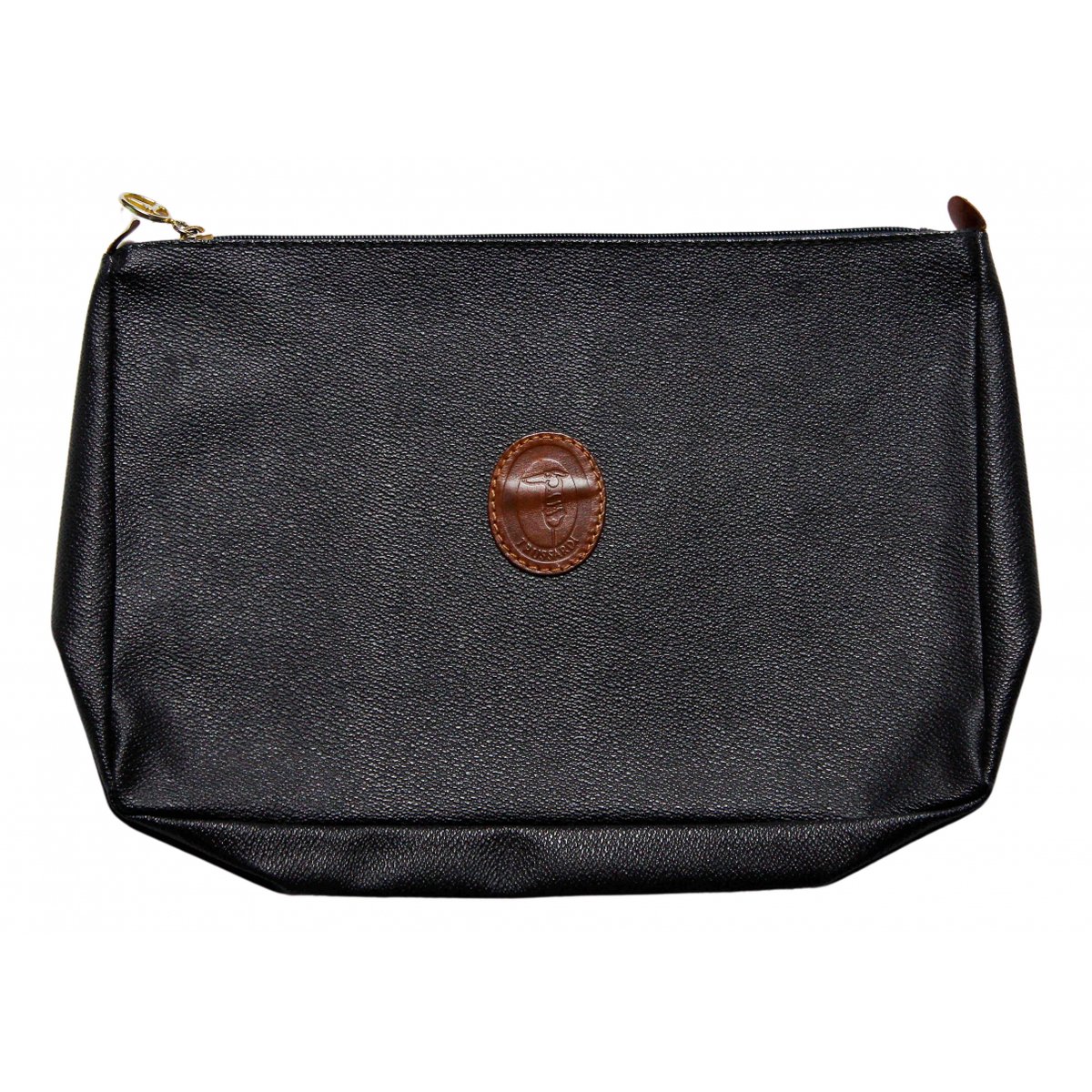 Leather clutch bag