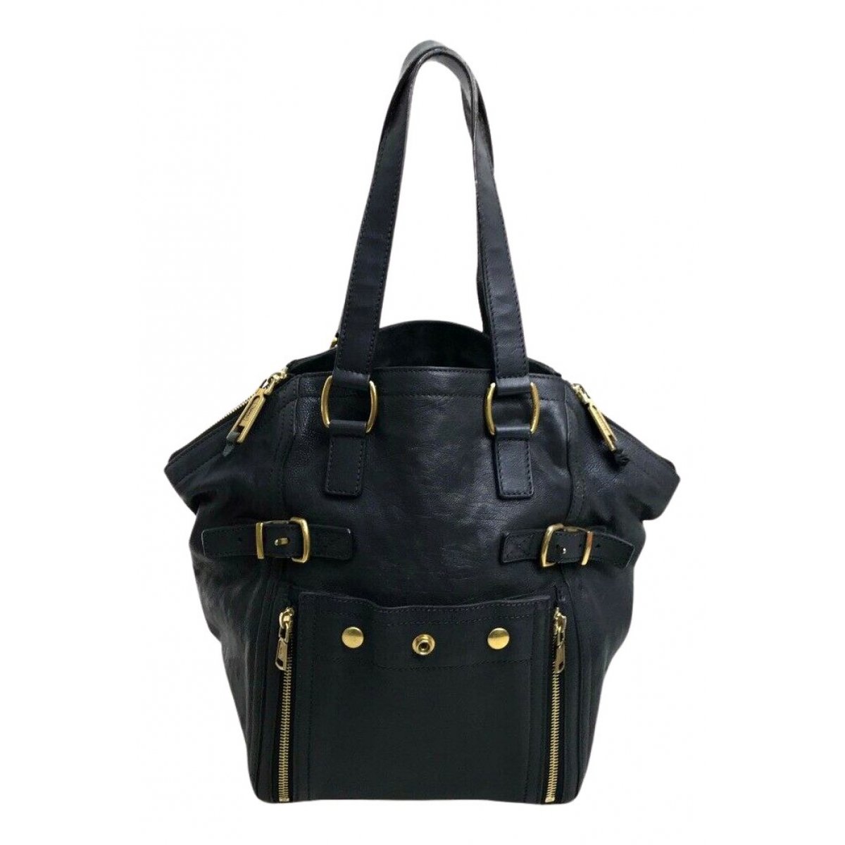Downtown leather tote