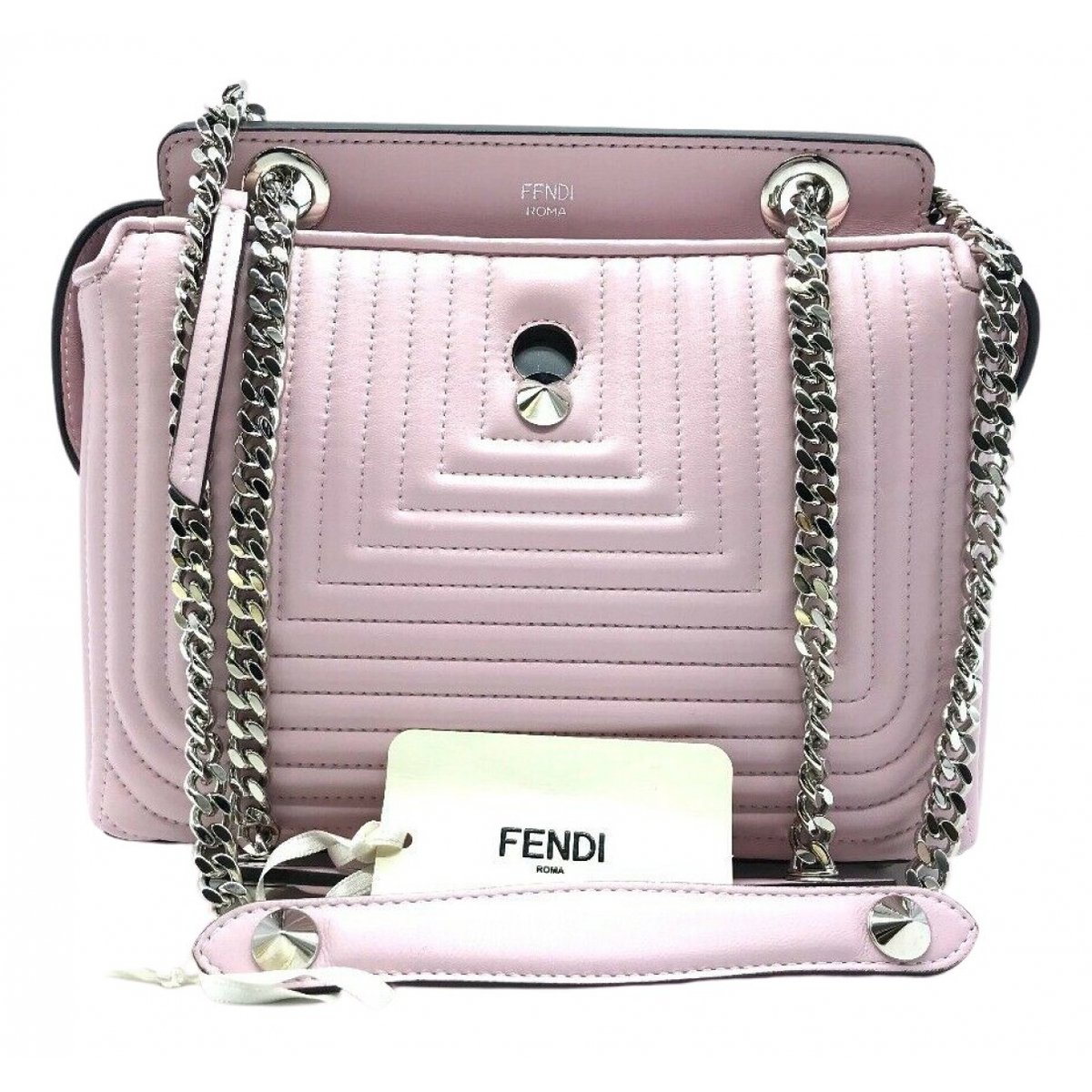 Dot Com leather handbag